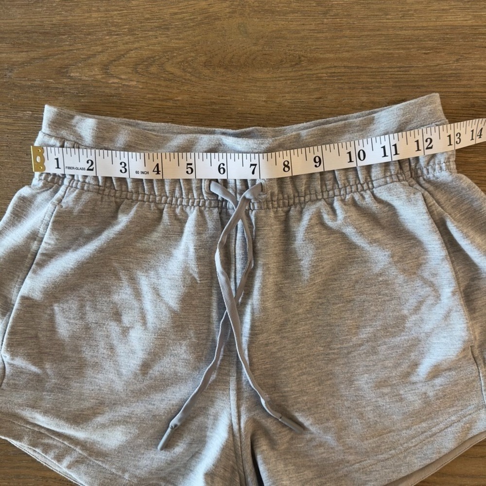 Lululemon‎ Inner Glow High Rise Short 3"-heathered grey-Modal #W7BB5S-Size 2 - Picture 5 of 12
